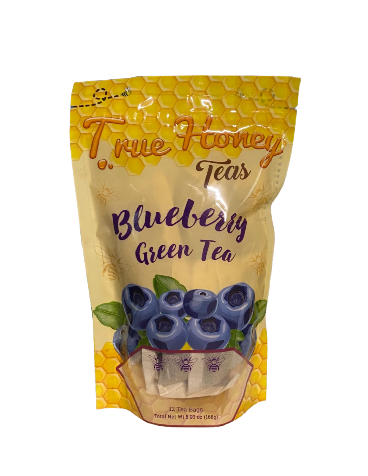 True Honey Blueberry Green Tea (Organic) (12 ct)