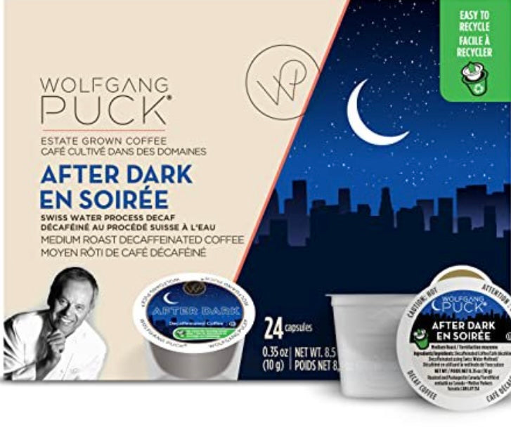 Wolfgang Puck After Dark Decaf Coffee Pods (24 ct)