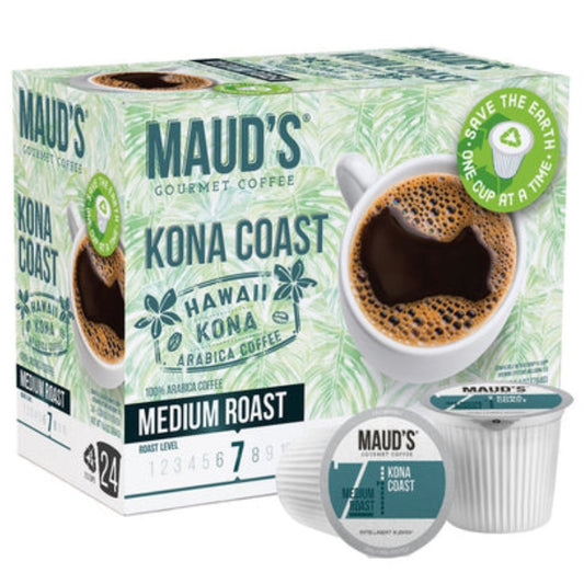 Maud's Kona Coast Coffee Pods (24 ct)